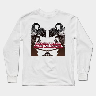 Leather Wayang From Indonesia Long Sleeve T-Shirt